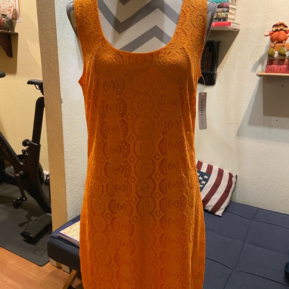 Soft orange dress